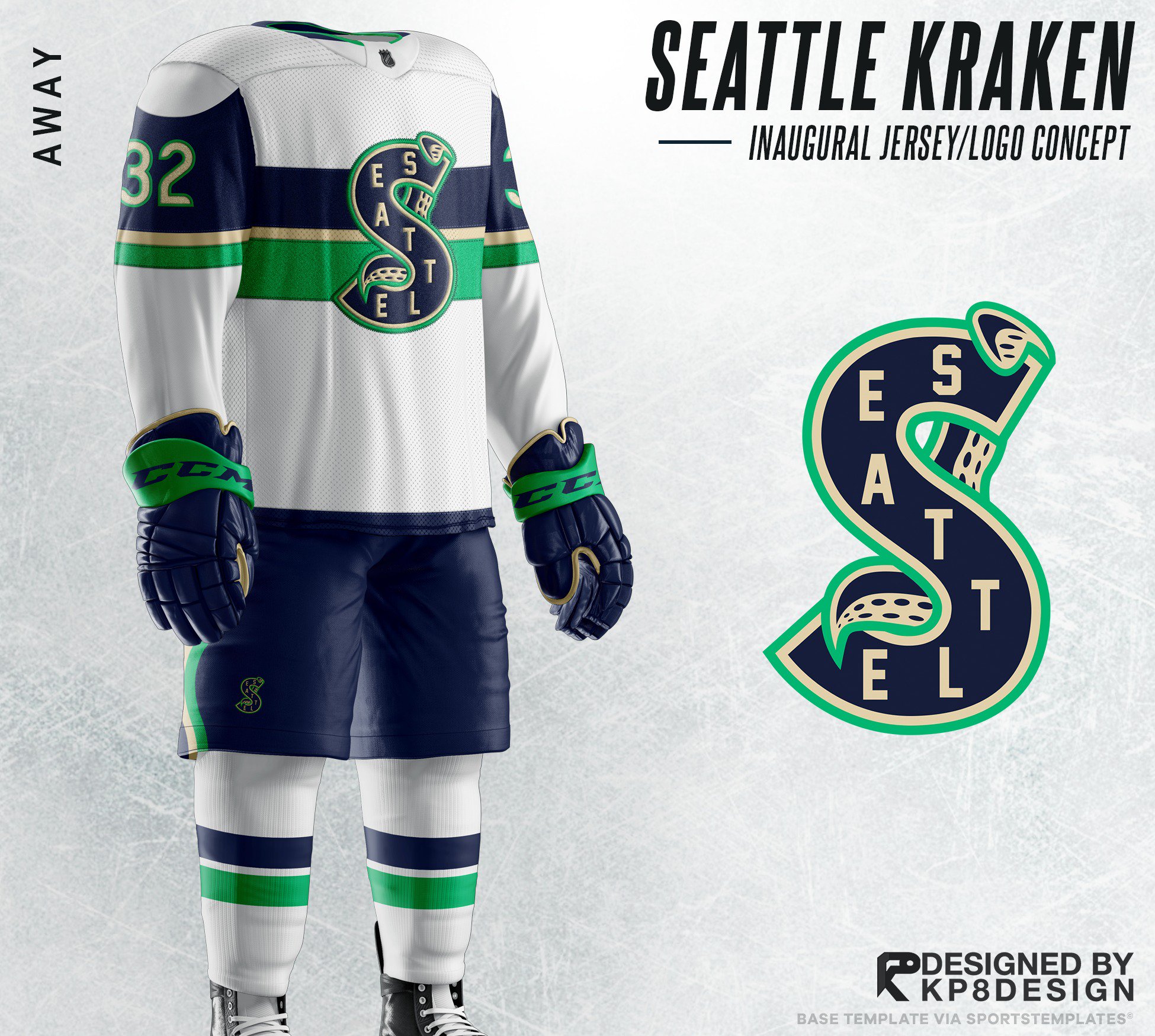 kraken away jersey