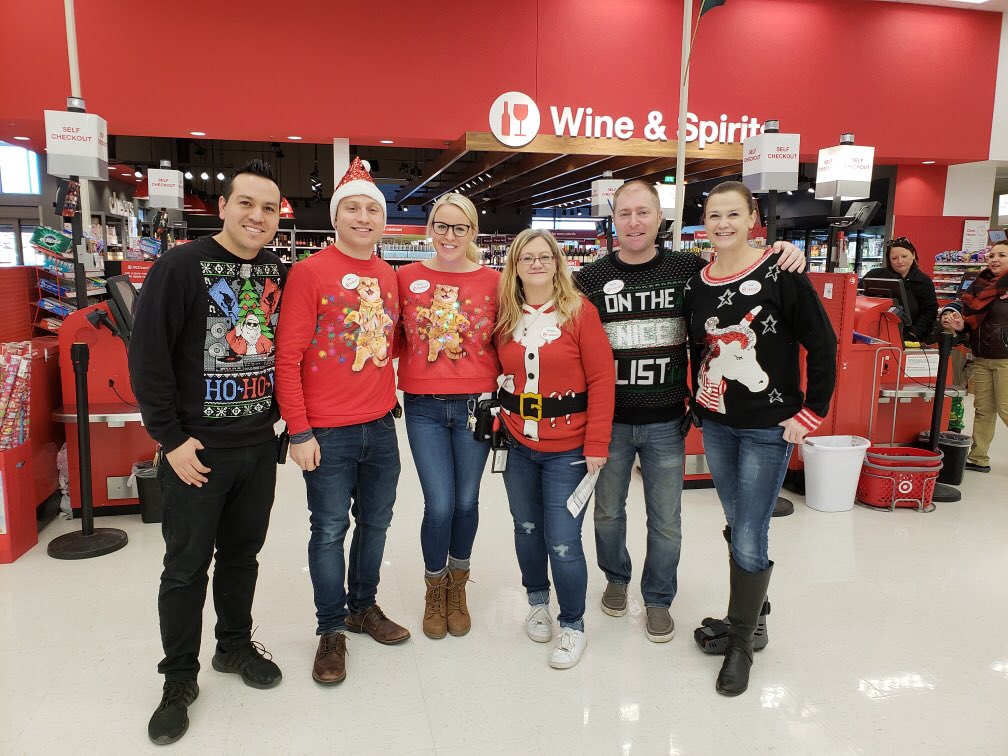 Had a little fun at work with the LOD team spreading holiday cheer! #833 #beautifulstore #uglysweaters #lovemypeers