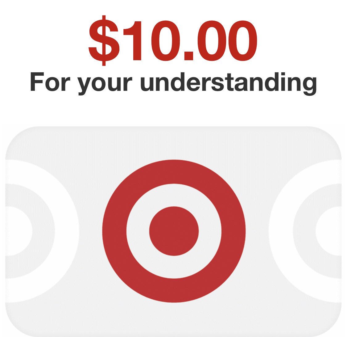 christinamckk's tweet photo. So I ordered a table and it said “delivered” but wasn’t. I called Fedex and they’re not doing much, so I called Target & they said if it’s not here in 2 days they’ll get me a new one or refund me and in the meantime gave me this. #whyilovetarget #goodcustomerservice 💁🏻♀️ https://t.co/Tx7ef3QCKM