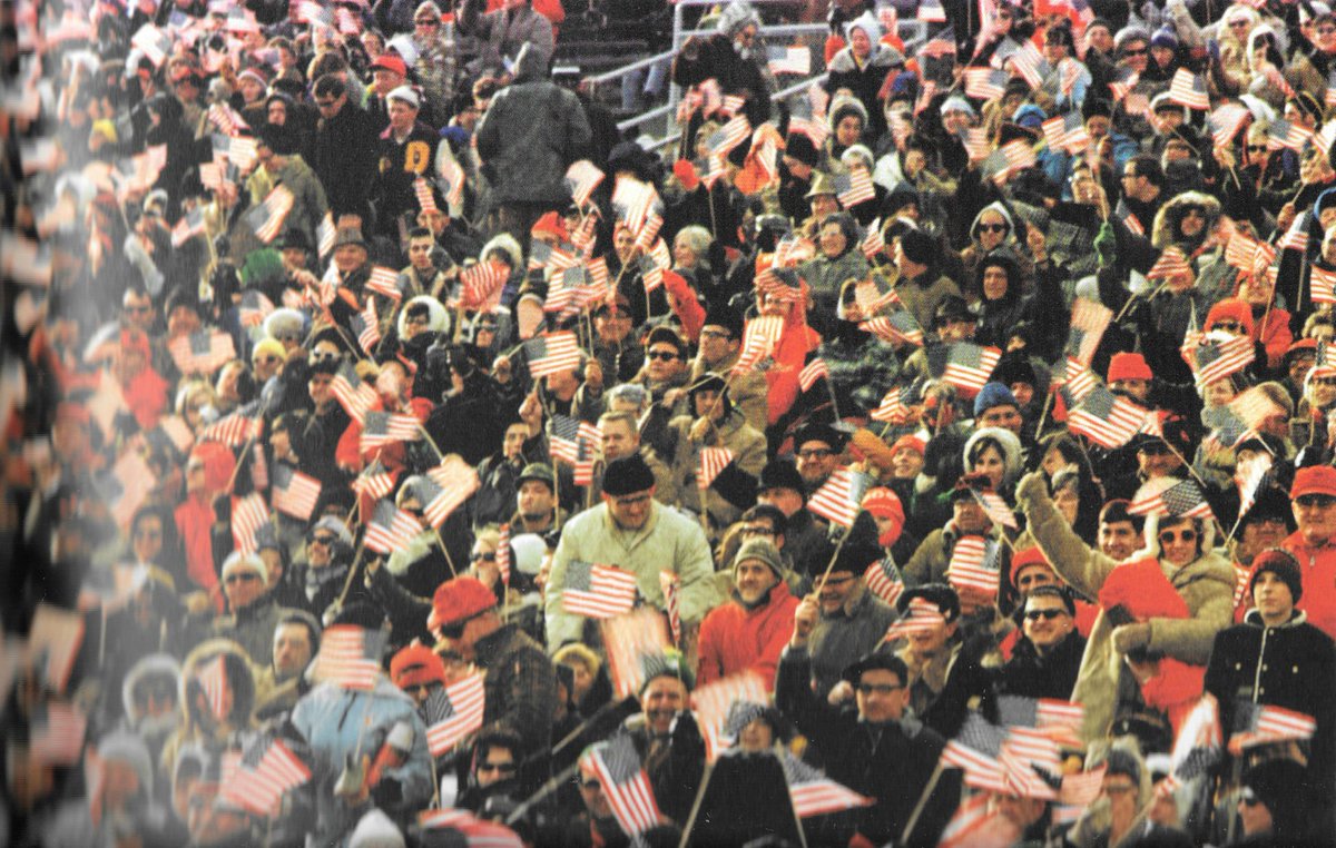 packers656667's tweet photo. 50 years ago today, on Saturday, Dec. 7, 1968, with the Vietnam War being waged half a world away, #Packers fans showed their patriotism by waving U.S. flags at the end of the national anthem before the game against the Baltimore Colts at Lambeau Field ... https://t.co/npp8ERfPVE