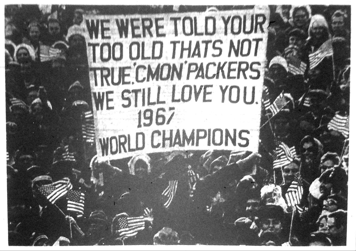 packers656667's tweet photo. 50 years ago today, on Saturday, Dec. 7, 1968, the #Packers lost to the Baltimore Colts 16-3 at Lambeau Field. “What a heartache to end it like this,” guard Jerry Kramer said. A day later, the 5-7-1 Packers were eliminated from playoff contention. Their dynasty was over. https://t.co/Ki7jEGI3Ad