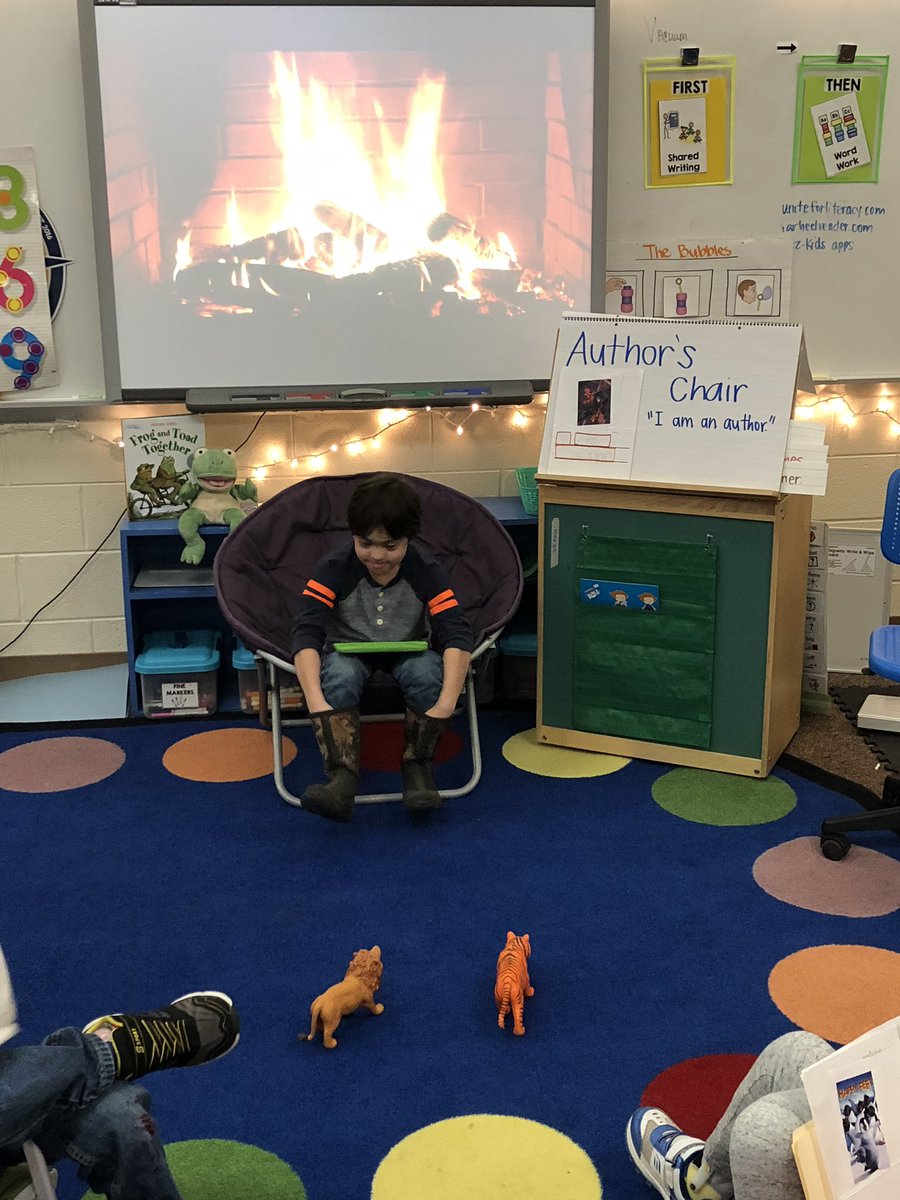 Resource_Teach's tweet photo. Author’s Chair was a hit today! Practicing our sharing, commenting and question asking skills. WE ARE AUTHORS! #PositiveCommunicator #HeritageLearn #SASCompass https://t.co/vSOumh60oA
