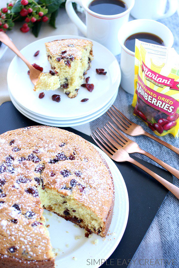 Holiday hosting is made fun with <a href="/HoosierHomemade/">Liz Latham</a> light, fluffy &amp; flavorful Cranberry Coffee Cake: bit.ly/2SyKbjG #holidaybaking
