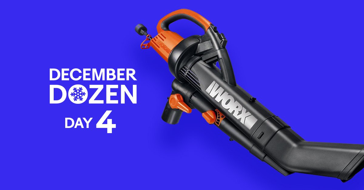 eBay's tweet photo. A Dozen Days of Steals! Day 4. 60% off WORX for every project! #DecemberDozen https://t.co/th4J2FloWN https://t.co/vRfgcJ4jyR