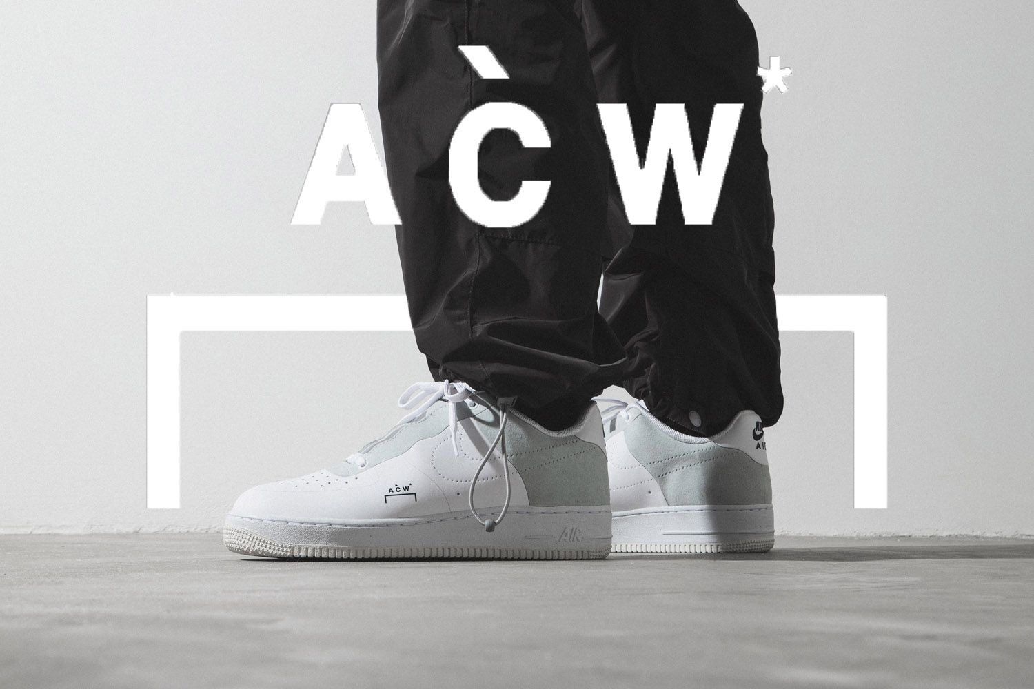 a cold wall air force 1 low on feet