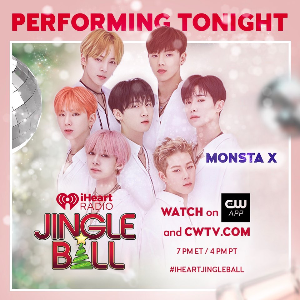 [#MONSTA_X] 
Tonight, the party is in NYC! 
Who’s coming to the #iHeartJingleBall?