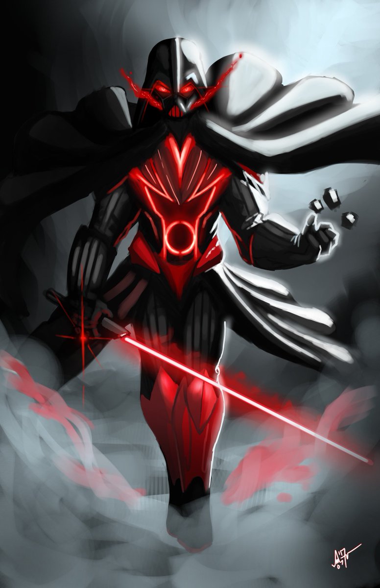MaraRanger's tweet photo. #redlantern #DarthVader https://t.co/x1hs4ohs9w