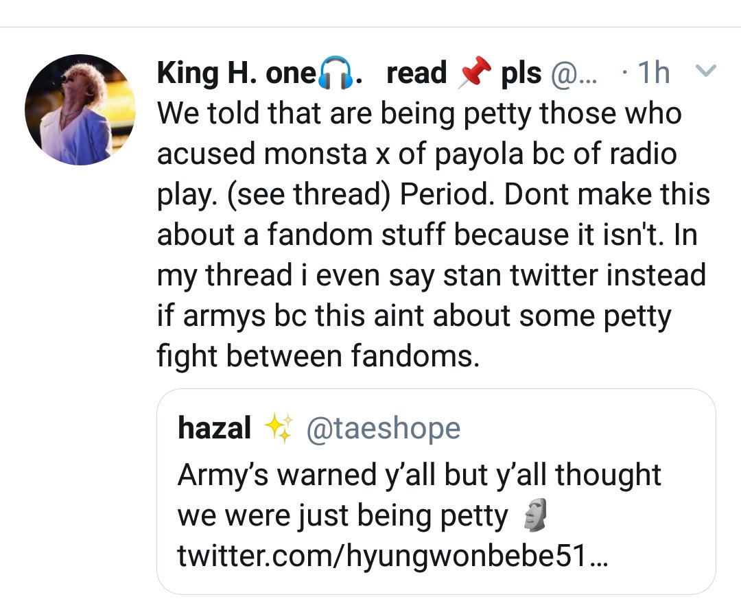 I just want to make something clear about my thread. Dont even try to make this about some dumn petty fandom fight. That aint it.