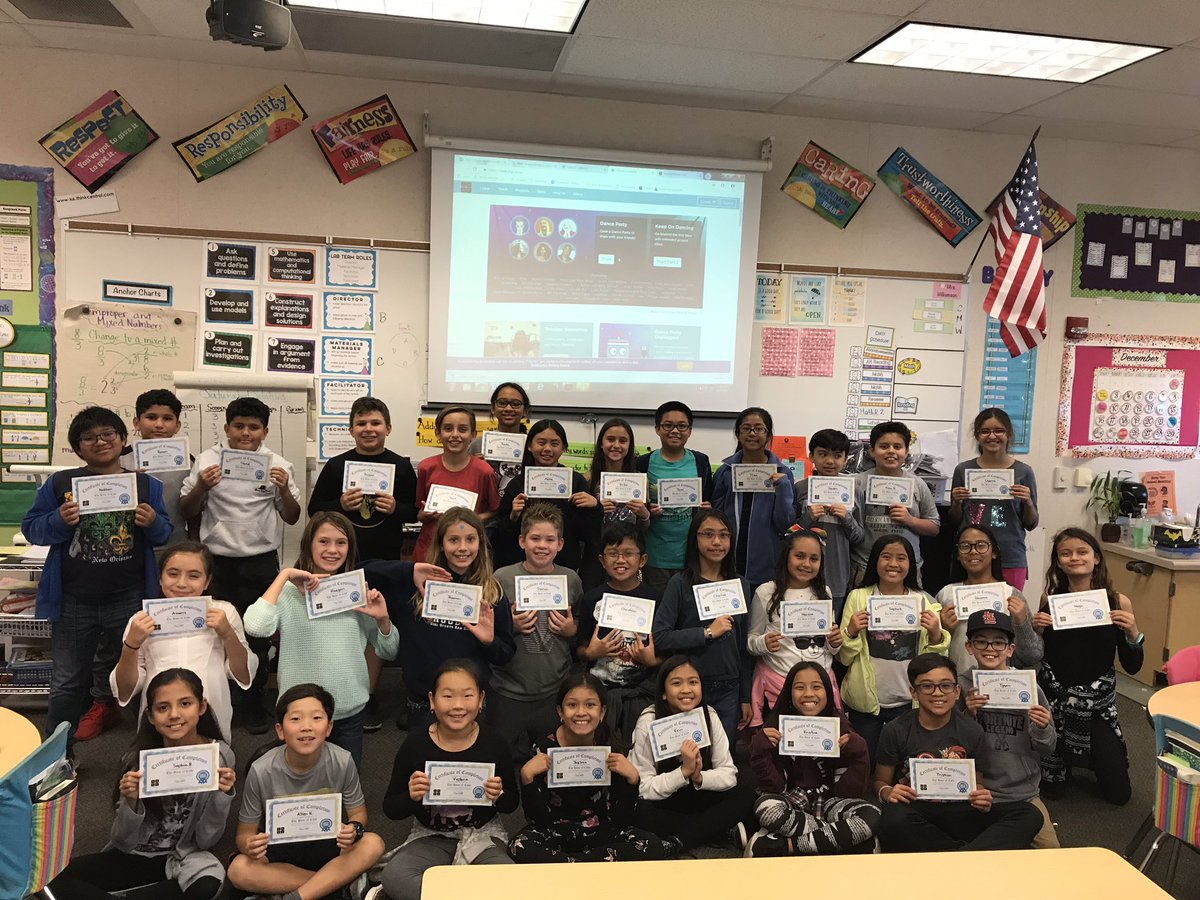 teachnwolves's tweet image. Completed our Hour of Code today. Ss has so much fun using @codeorg. Dance Party was happening @CVESD_Wolfcanyo and @CVESDNews. #timberwolfproud @Thrown2ThWolves @matshy