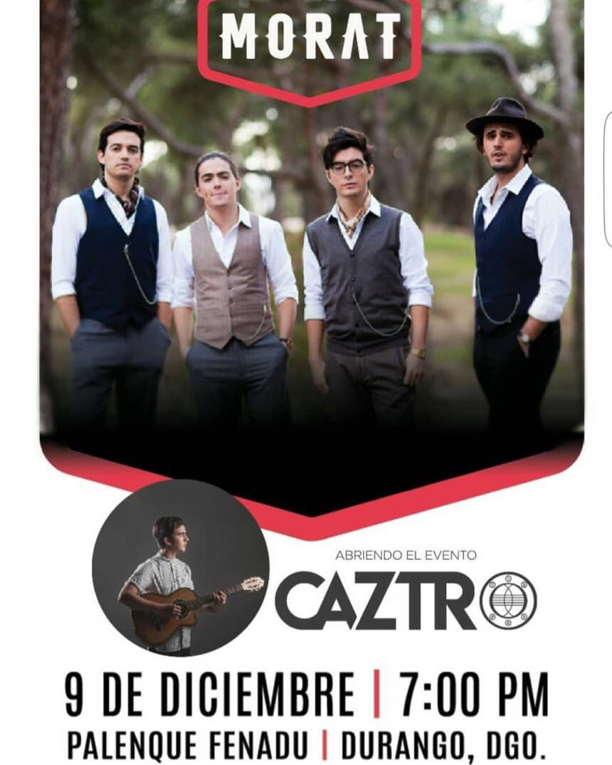 yosoycaztro's tweet photo. Abriré el show en Durango este Domingo y......

5,000 RTS y @MoratBanda me sube a cantar una canción con ellos😵
-
¿Que dicen me ayudan?🙏🏽🙏🏽🙏🏽 https://t.co/7rCOEPUkNH
