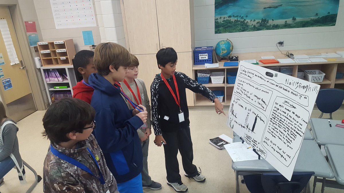 slowiksci's tweet image. 6th gr. Ss arguing from evidence using ADI whiteboards @LibertyParkMS #argumentdriven
