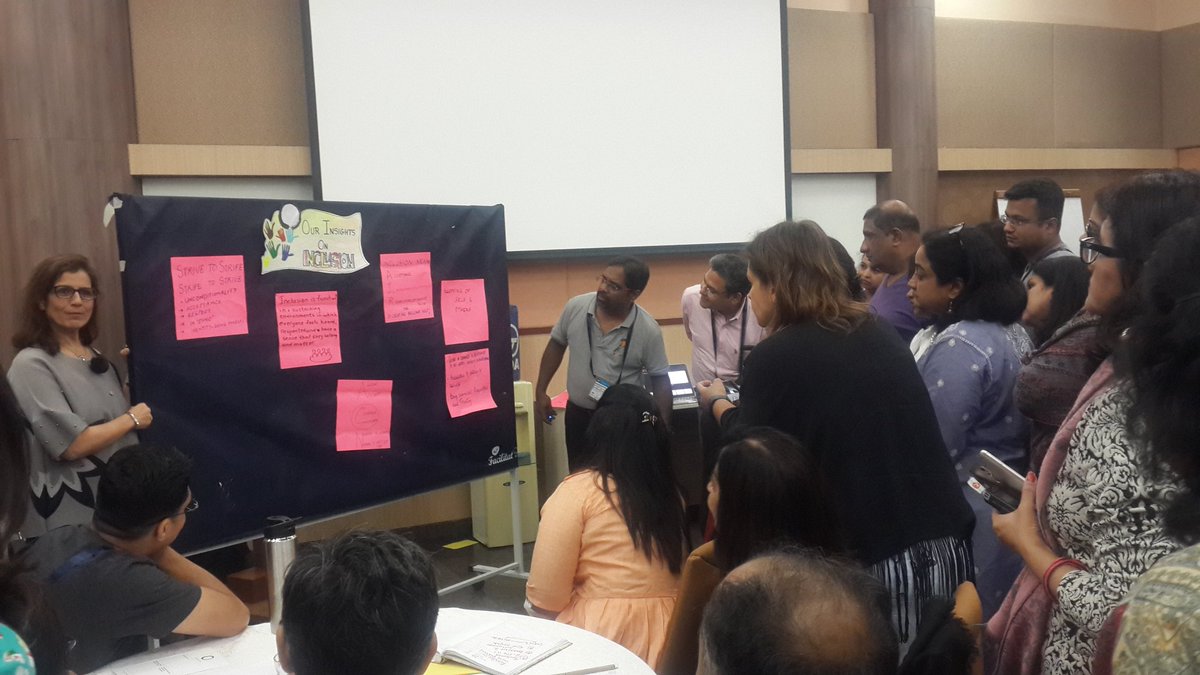 KavithaTalreja's tweet photo. Experiencing C2-Inclusion Lab with @Just_Farah @ManishaGrvr at the 5th IAF conference in Lonavala day two....Inclusion to me Is....
@IAFIndiaOrg #facind #facilitation 
@semirakhaleeli @ryan_barretto @varshchitnis @AjitWiz @ArchanaPingle https://t.co/n6K5vj3PnC