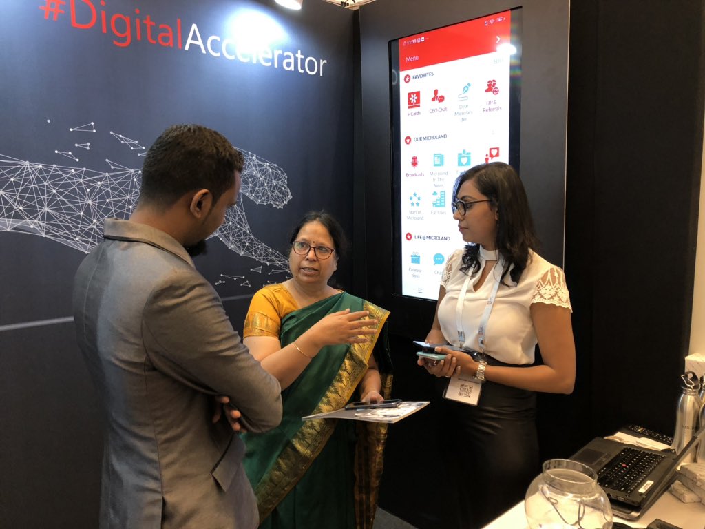 parthajith's tweet photo. “App”lify your Digital Experience at Microland #DigitalAccelerator booth @nhrdblr @MicrolandLtd @TecHeaRt #MicrolandOne #EngagementRedefined @garp12 @Kadiresh6 @sujitesh https://t.co/LzLRwlCHzV