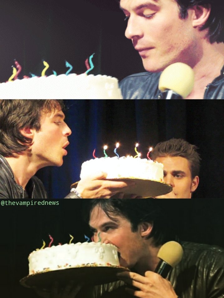 Happy Birthday to the best person I've ever met!! I am so grateful for your life @iansomerhalder. You changed everything for me. Thank you for being exactly who you are. I love you with all my heart. ♡ ❤🎂🎉🎊🎆✨🎇🎁🎈
