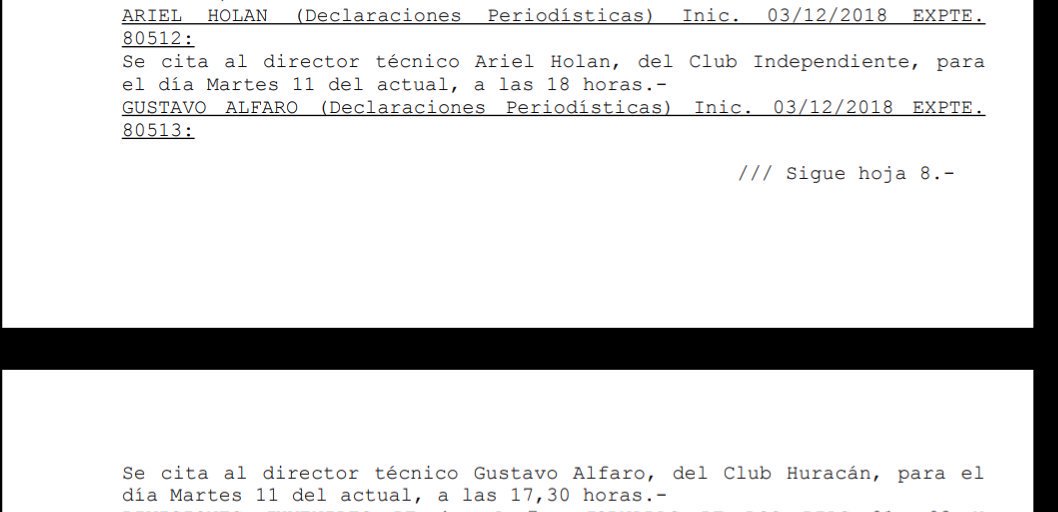 PoliticaEnRiver's tweet photo. Ariel Holan citado por el Tribunal por declarar contra Boca. #ElEquipoDelPoder https://t.co/KN3t2Yp231