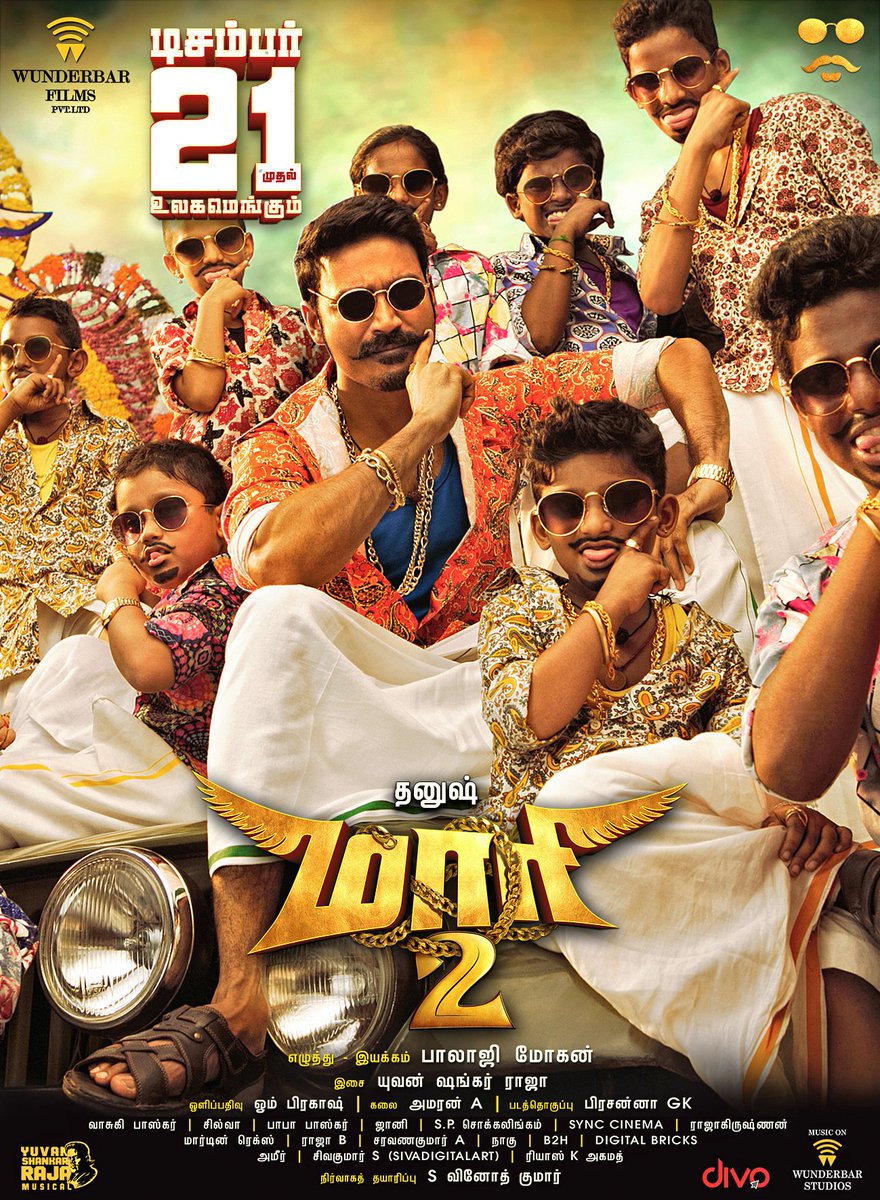 Dhanush in Maari 2