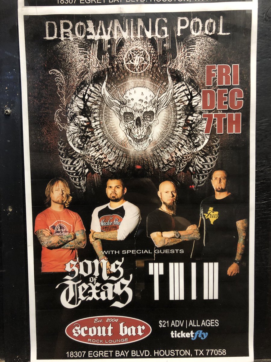 ToWhomItMayBand's tweet photo. Tonight #towhomitmay #twim #concerts #thegreatfilter #kieselguitars #spaundrums #jerichoguitars #ernieballstrings
#alclairaudio #intunegp #kemperamps #g4lrecords @DrowningPool @sonsoftexas https://t.co/6IkH67xe0D