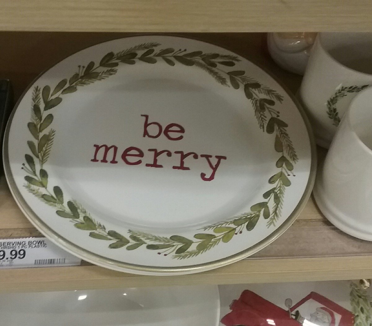 nowthethingis's tweet photo. I don't care for this plate's tone #toobossy #BahHumbug https://t.co/cbEhXlJOQT