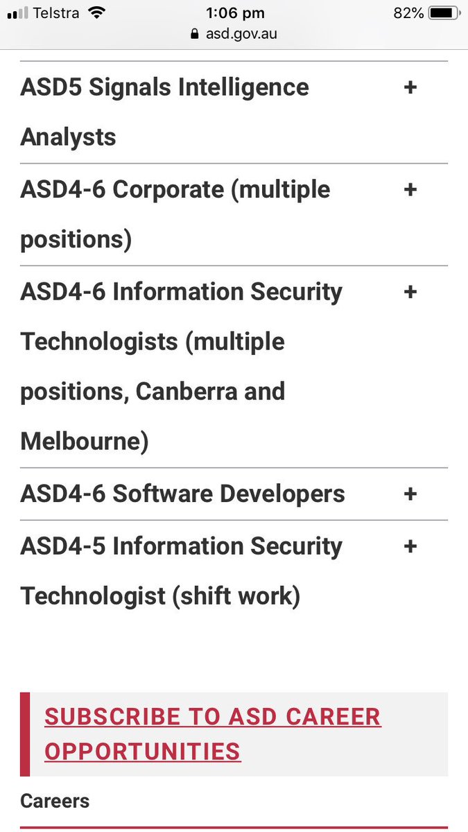 Craig Gillies (@gillies1craig) on Twitter photo <a href="/ASDGovAu/">Australian Signals Directorate</a> and <a href="/CyberGovAU/">Australian Cyber Security Centre</a> have LOTS of current vacancies looking for #technical and non-technical staff from a #diverse range of backgrounds and qualifications - if you are interested check out ASD.gov.au 💻 <a href="/ASDGovAu/">Australian Signals Directorate</a> and <a href="/CyberGovAU/">Australian Cyber Security Centre</a> have LOTS of current vacancies looking for #technical and non-technical staff from a #diverse range of backgrounds and qualifications - if you are interested check out ASD.gov.au 💻