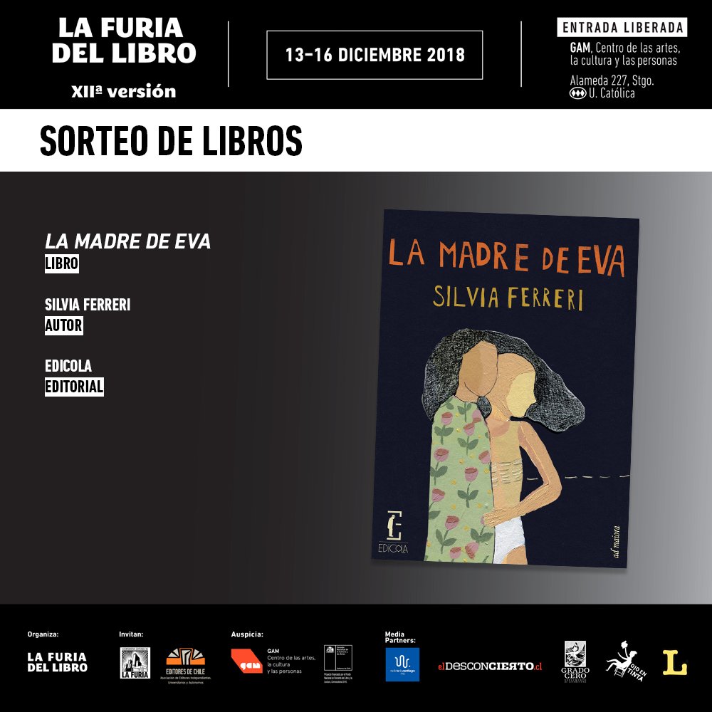 Participa y gana 𝙇𝘼 𝙈𝘼𝘿𝙍𝙀 𝘿𝙀 𝙀𝙑𝘼 de <a href="/edicola_ed/">Edicola</a>. Sólo debes hacer RT a esta imagen y ya estás adentro del sorteo. Los resultados estarán el 12 de Diciembre y la persona que gane tiene que retirar el libro en el stand de la editorial. ¡A compartir!