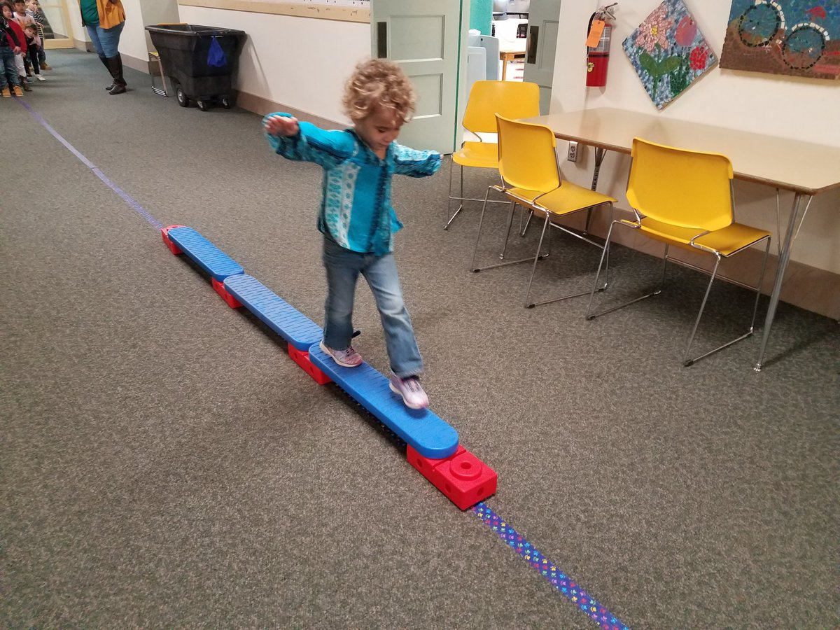 PreKRocketeers's tweet photo. Stuck inside with no gym available? No problem!!! Relay races and obstacle courses for the win! #indoorrecess https://t.co/YpJ4Xdk92V