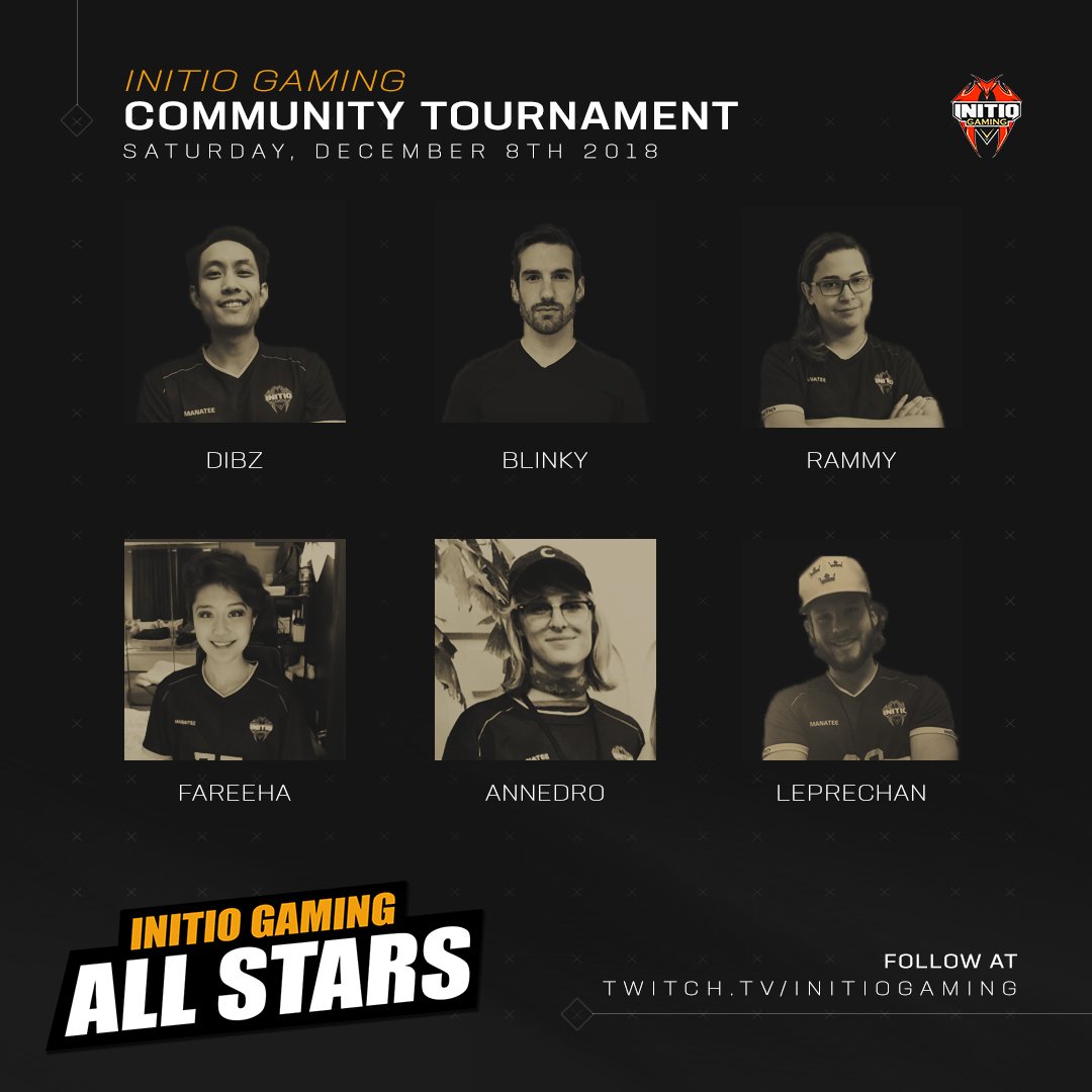InitioGG's tweet photo. The #IGAllStars vs The Community is almost upon us!
Do you have what it takes to make Top 4 and #JointheStars in an engaging battle for multiple prizes?
Find out tomorrow at 3 PM EST!
📜 Tournament Signups: https://t.co/HJqcBLTkn4
🎥 Stream Team: https://t.co/ykjik8cJly https://t.co/1TAVMdXSW0