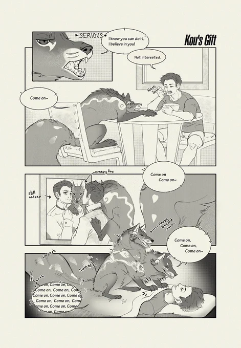 Mini comic commission I made for @Tivadu of their characters Kou and the tourist~
(In case you didn't know, Kou is the cute fox spirit character I designed for Tivadu earlier this year!) 