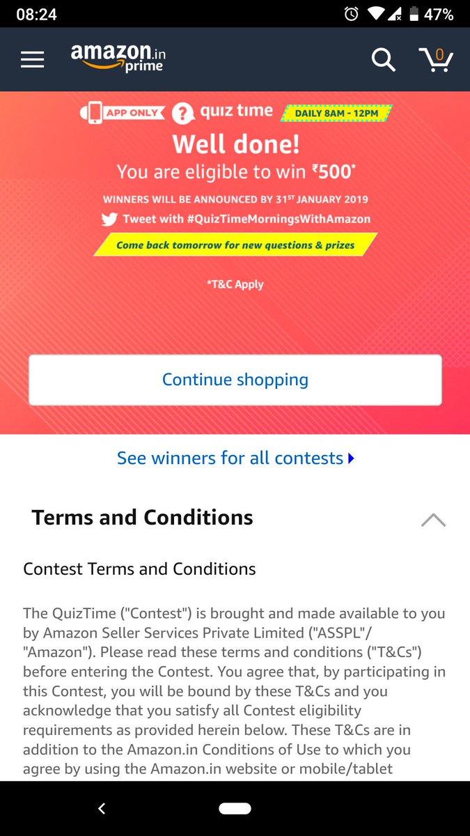 #QuizTimeMorningsWithAmazon