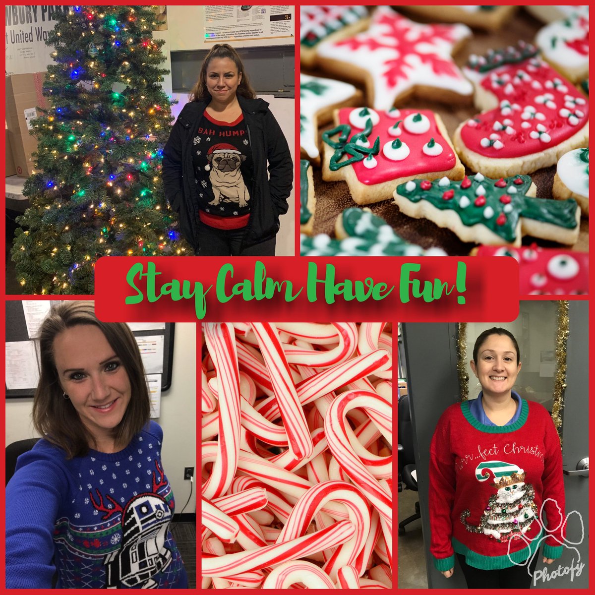 JennStach's tweet image. The ladies of South Cal PFT are staying calm and having fun!  @jrindafernshaw @LouisTovalin @SouthCalUPSers #StayCalmHaveFun #AllIn4Peak #UPSers #Christmas2018