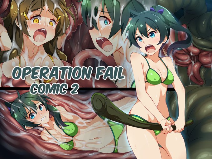 Hello everone.
Operation Fail comic 2 on sell.
ひまわりが事故で洞窟に消えた。彼女の友達たちは、彼女を探しに・・・そこでショッキングなモノを発見してしまう!
合計24画像。 日本語、英語、セリフなし同梱。
https://t.co/yLndqbLNX0
https://t.co/u3Ell8o3GD 