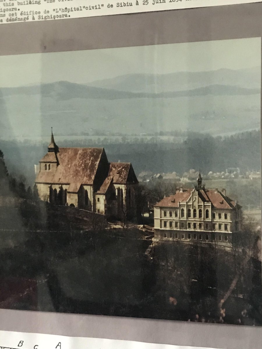 It's clear they  #EmilyXaver met when they were teenagers. Or maybe before. And their friendship was forged in the halls of that building, a friendship that truncated when Emil went to the University of Munich towards 1912 and Xaver stayed in Sighisoara.