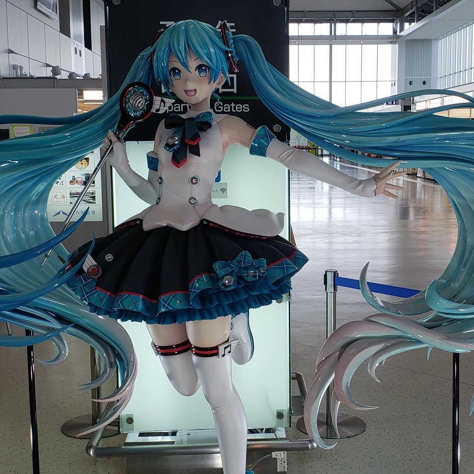 ats__39's tweet photo. 北九州空港来ました！
#初音ミク 　#北九州空港 https://t.co/C9jgYU9r27
