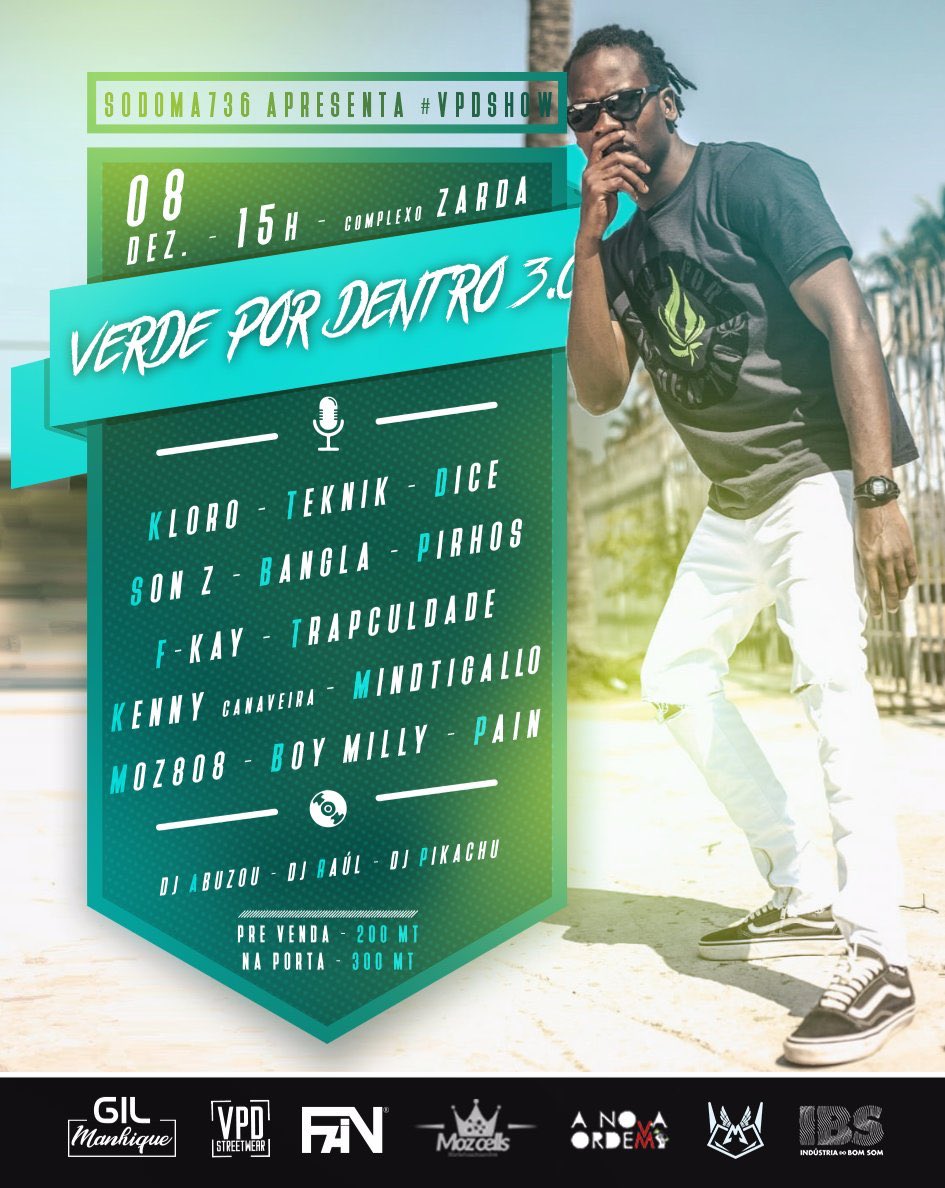 MrRealBesT's tweet photo. Bom dia 🌞
O dia do #VPDSHOW chegou. Espero por vocês mais logo...
Então é esse way.
Local:📍Complexo Zarda
Hora:⏲ 15h
Teremos camisetas 👕 #VPD e CD 💿 #ODB a venda.
Na porta 🚪 300mt
Com aquele sotaque moçambicano
*Anté logo* https://t.co/LSR7KkORJc