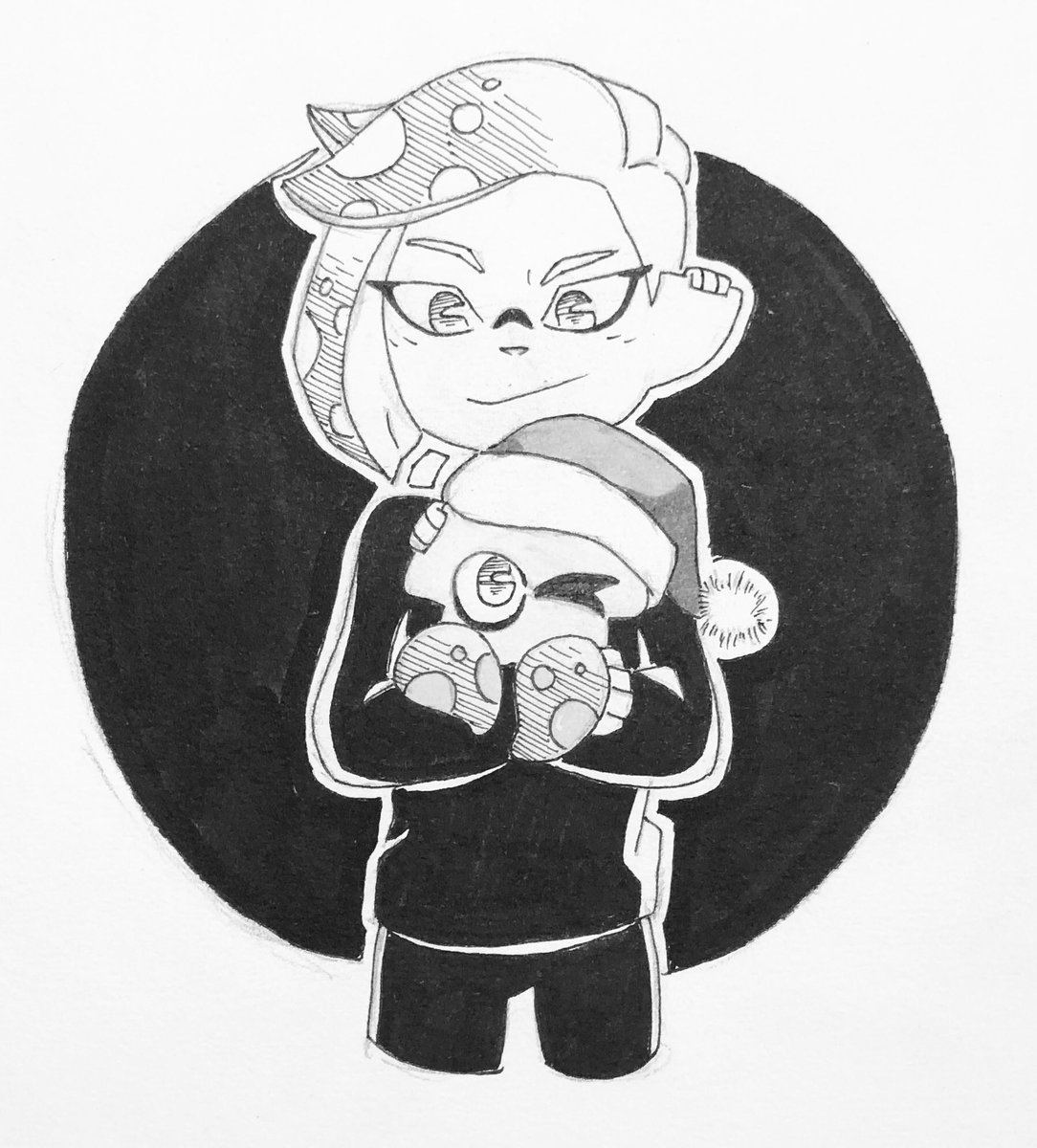 KibblesCreation's tweet photo. Its getting close to that time of year again!!! :3c #splatoon2 #fanart #christmas #emperor #egingjr https://t.co/wvCAPgj4VJ