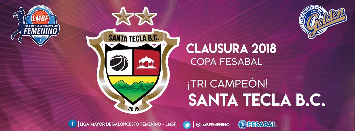LMBF_ELSALVADOR's tweet photo. |#CL2018|

¡#FinalesLMBF ! 🏀✨🌸

✨🏆#CopaGolden

¡Santa Tecla B.C. Tri Campeón🥇!

🏆Torneo Clausura 2018 🏀

🏆Clausura 2017
🏆Apertura 2018
🏆Clausura 2018

#LMBF #CL2018 https://t.co/bOd70BYxAN