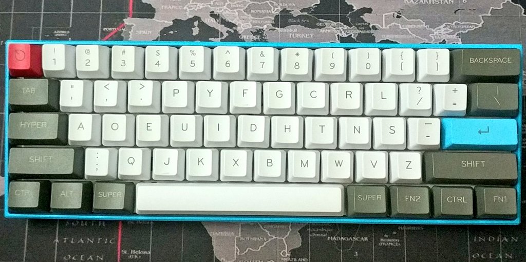 codefirelabs's tweet image. #speedcoding
My first day, learn #dvorak . 
Home Row: AOEU HTNS