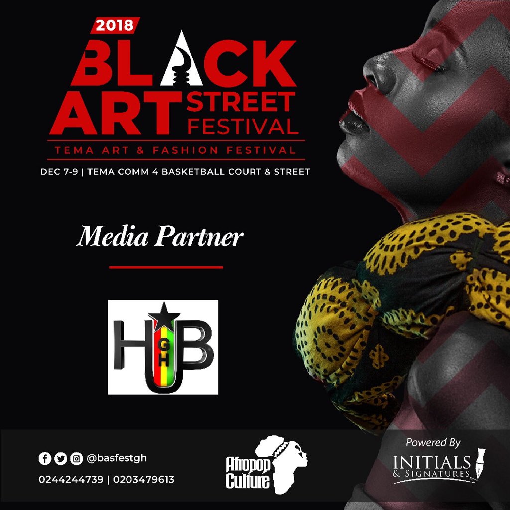 rapaliengh's tweet image. Black Art Street Festival 2018 Oooo...! 😍 
@basfestgh Started #7th But Will Be Ending SUNDAY #9thDECEMBER.
At The #TEMA Community 4 Basketball Court and Street, Off Hospital Road.
Art | Fashion | Music | Food | Shopping And More! 🕺💃
#BASFEST2018
#afropopculture
#UrInfoHub