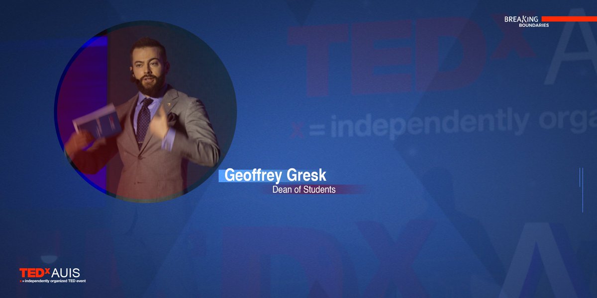 TEDxAUIS's tweet photo. The event has just started!

Mr. Geoffrey Gresk, Dean of Students.

#TEDxAUIS #TEDxTalks #TEDxCommunity #AUIS #Sulaimanyah #Sulaimani #Slemani #BreakingBoundaries #TEDx #TEDTalks #TEDxAUIS2018 #Kurdistan #Iraq https://t.co/v1bZ7pQFdg