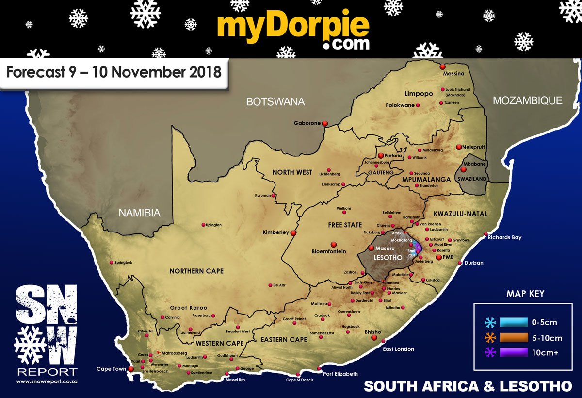 Possible snow for the Drakenberg on Sunday and Monday. Read the full forecast at snowreport.co.za/snow-forecast-…