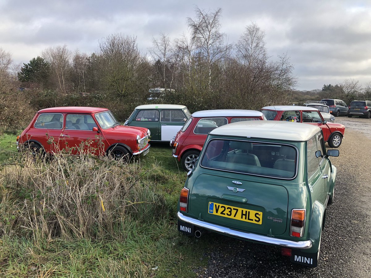 RunBeaujolais's tweet photo. The ‘Run is mooching with the Minis and Trabants at the inaugural @GreenhamStories breakfast meet. @daverichards #mini #travant #citroen #mehari #citroen https://t.co/5lbIJOkRlU
