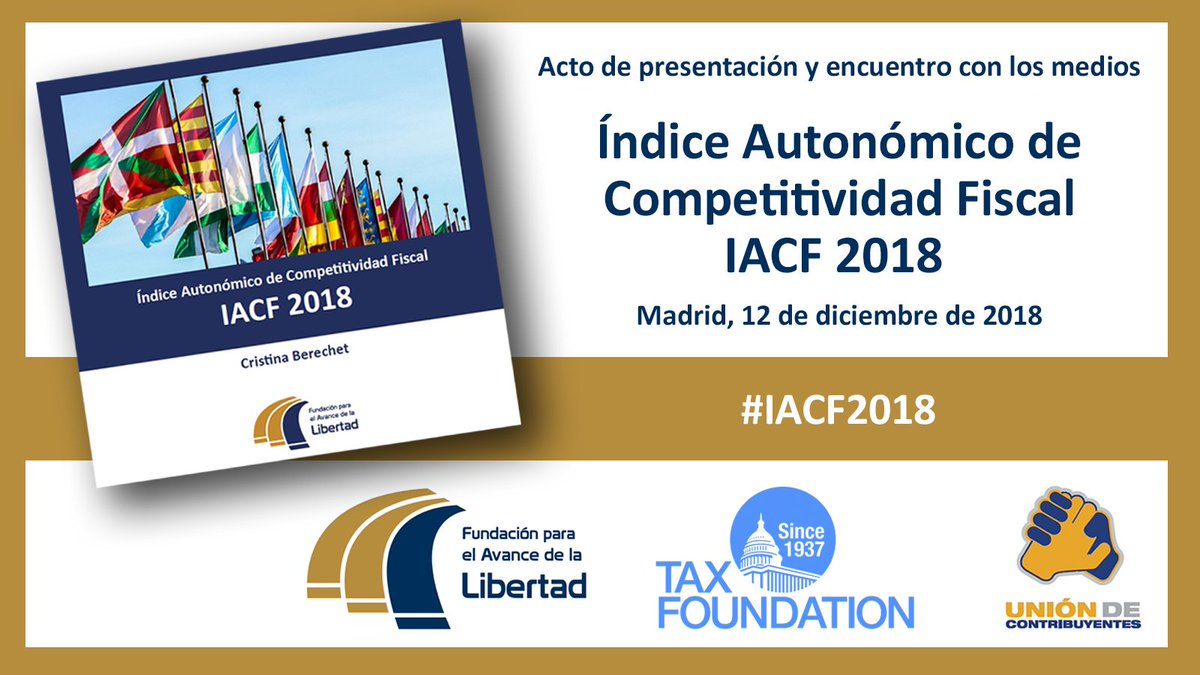 AdvanceLib's tweet photo. ¿En qué territorios se cobran menos impuestos? Descúbrelo este miércoles en la presentación del #IACF2017: https://t.co/7z1dLPHcB7
12 de diciembre a las 12 horas en la Fundación Rafael del Pino, c/ Rafael Calvo, 39, Madrid.
#Impuestos #Fiscalidad #CompetitividadFiscal https://t.co/eXqY8J0bpn