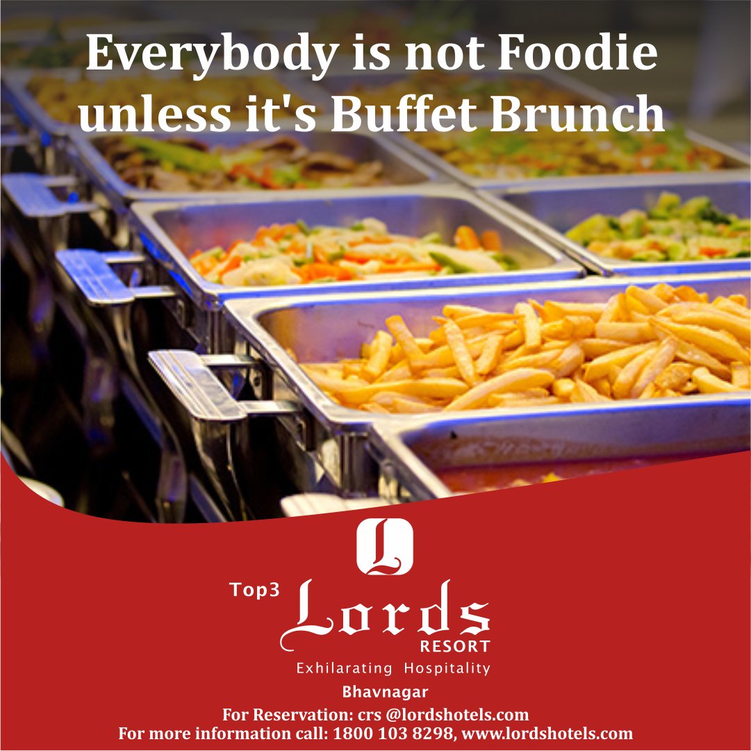 Lordsbhavnagar's tweet photo. Enjoy the Mouthwatering Dessert #BuffetBrunch at @Lordsbhavnagar
Book Now: https://t.co/Lz0pum8ExF
#brunch #foods #foodies #foodie #buffet #enjoy #hotels #weekend #weekendvibes https://t.co/p7RFUOozNM
