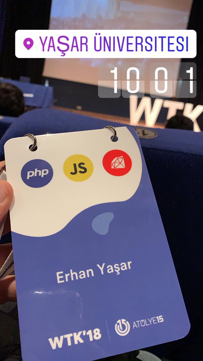 enyasar's tweet photo. #wtk18 https://t.co/0BJ3lVd2hI