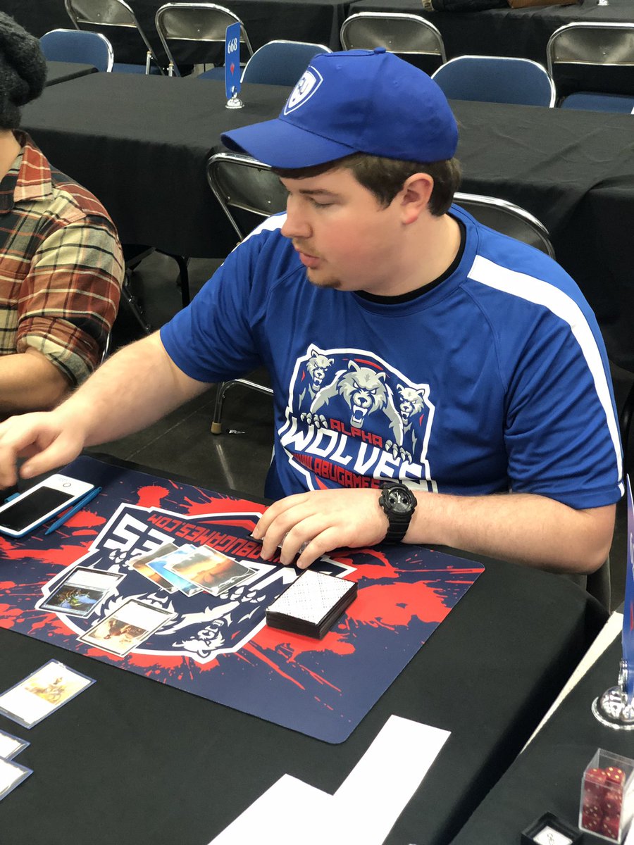 Team_ABU's tweet photo. @MtgTimallen playing in the UMA Sealed PTQ here at #GPPortland #uma #ultimatemasters #sealed #mtgsealed #teamabu #AlphaWolves https://t.co/JX0CPkrHQD