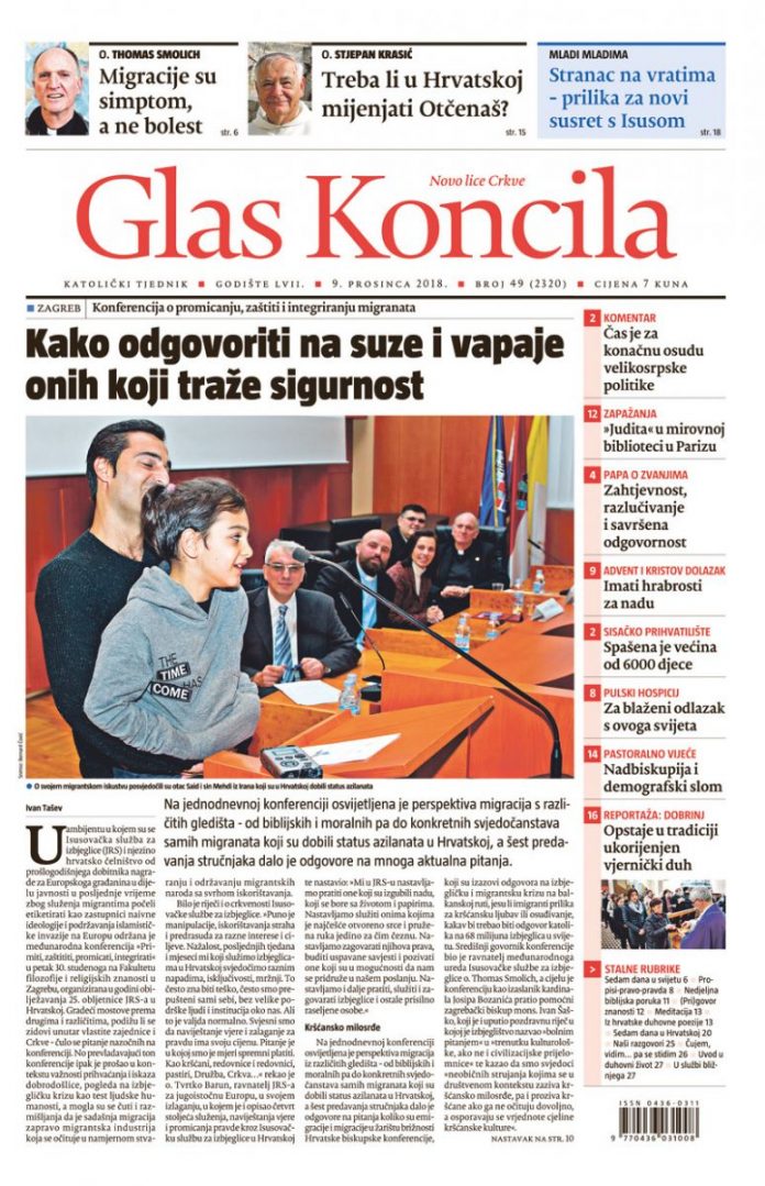 JRSizbjeglice's tweet photo. U novom broju #GlasKoncila možete pronaći reportažu #JRS Konferencije održane 30.11. Na #FFRZ i intervju s p. Smolichem, ravnateljem @JesuitRefugee #izbjeglice https://t.co/IbvDCKjsk5