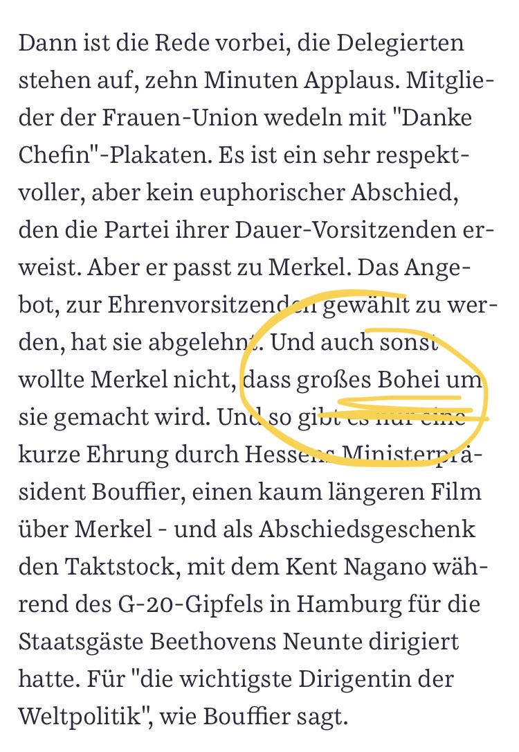 barbaratoth's tweet photo. Eines meiner Lieblingswörter in der aktuellen @SZ entdeckt, im Artikel über Angela Merkels Abschied: #bohei https://t.co/5p1JROcaML