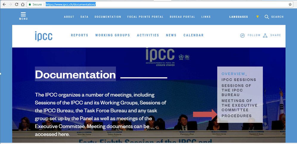 IPCC_CH's tweet photo. To find out more about how the IPCC works and prepares its reports, look though our procedures under documentation here: https://t.co/qMneck1htv
They can also be accessed on the previous website under procedures here: https://t.co/cxTbyvPE2Z
#ipcc #ipcc30 #climatechange https://t.co/REcKlwB5pp