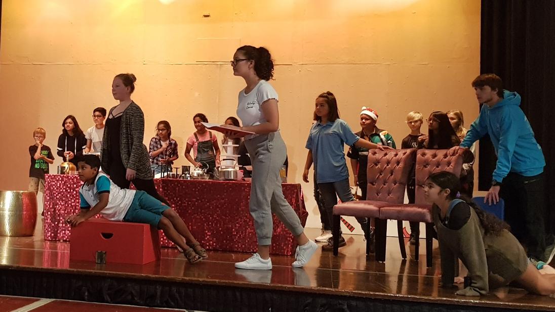 BSMuscatDrama's tweet photo. Mad Hatter's Tea Party @BSMuscat  #wonderland #ComingSoon https://t.co/pEBysKuYpk
