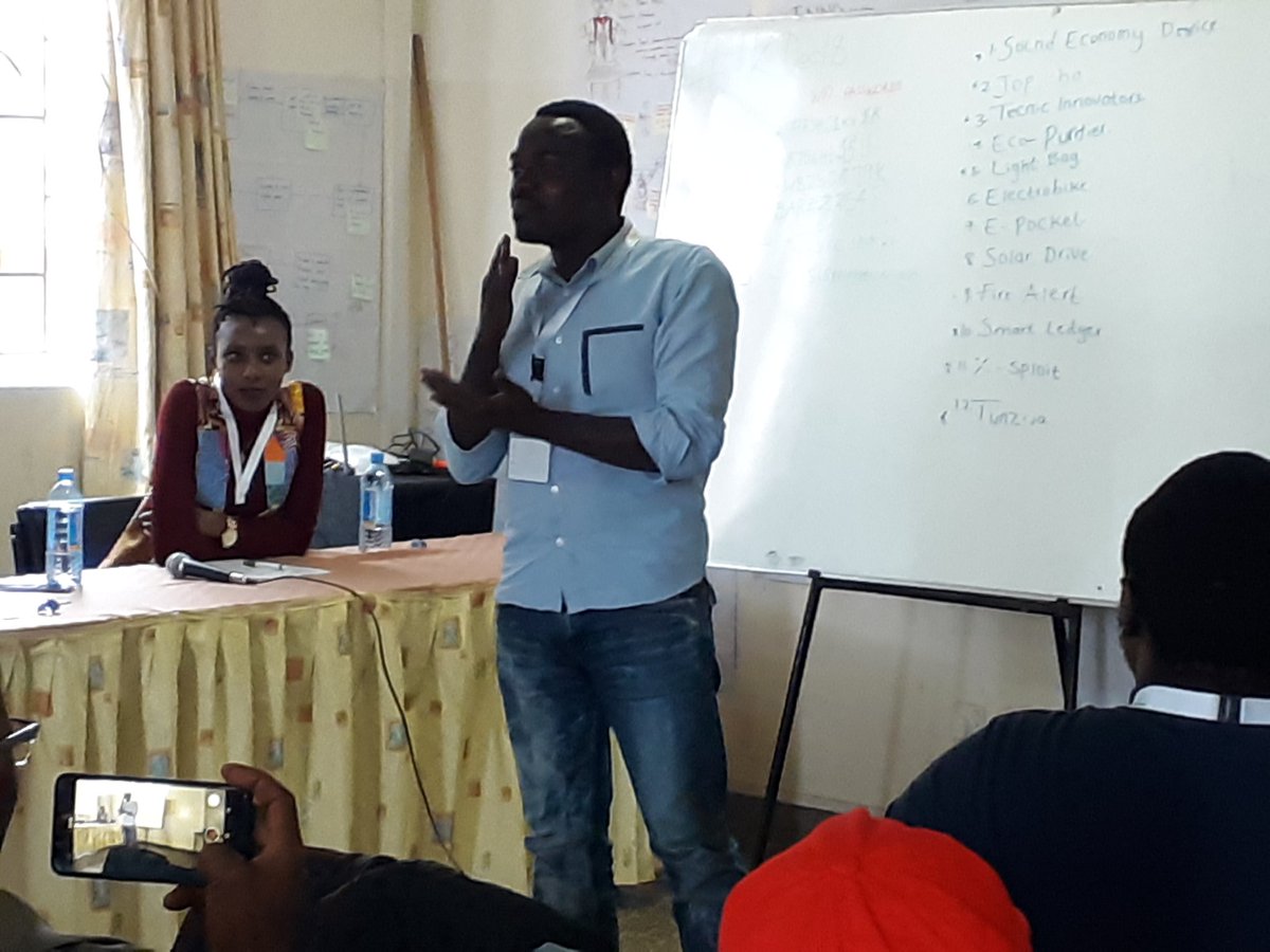 InnovateKenya's tweet photo. 'You guys are leaders. You are phenomenal #leaders!"~@douglasmzelo, keynote speaker, founder of @oasismathare which offers entrepreneurial and IT skills to unemployed young people. He is passionate about #tech and #education to transform lives. #IKDec18 https://t.co/pMpGve96Gs