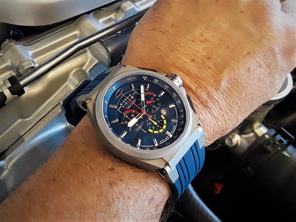 microbrand chronograph watch